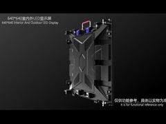 كلا من الخزائن الداخلية والخارجية المصنوعة من الألومنيوم بحجم 640*640*61.5 ملم تناسب وحدات شاشة LED بحجم 320*160 ملم