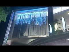 شاشة LED شفافة بحجم 3 متر * 2.5 متر لشبكة واجهة متجر التجزئة