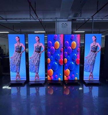 HD Full Color Indoor LED Display Poster الإعلانات مشغل الفيديو P1.25 P1.538 P1.86 P2 P2.5 P3