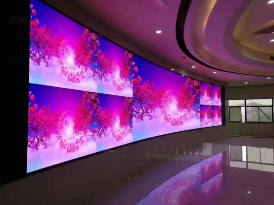 MBI5124 غرفة الاجتماعات المحمولة شاشة LED تأجير جدار الفيديو 50m عرض 65536deg