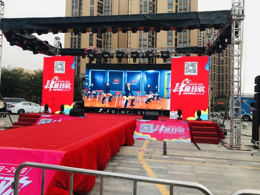 شاشة LED للإيجار P3.91250 * 250mm Rgb Panel 64x64 Pixels Led Video Wall