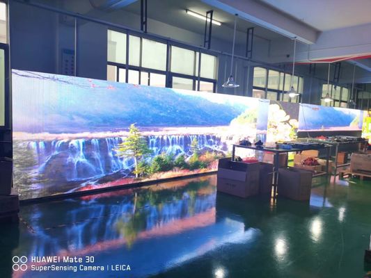 شاشات فيديو LED جدارية خارجية P3.91 كاملة الألوان عالية السطوع ومعدل تحديث عالٍ 3840 هرتز