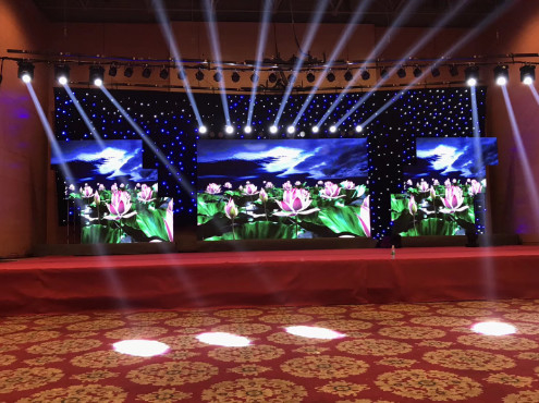 3.91mm LED تأجير شاشة عرض حائط فيديو للأحداث الخارجية في الأماكن المغلقة