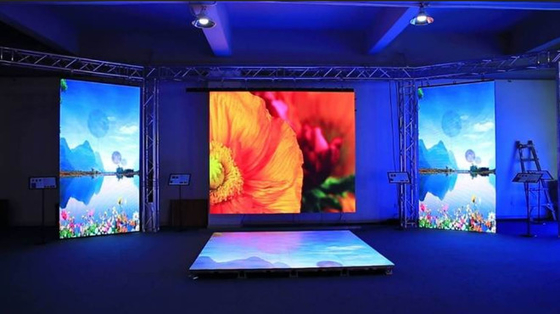 شاشة LED مخصصة 64 * 64 بكسل 200W / Sqm 3.91mm Pixel Pitch