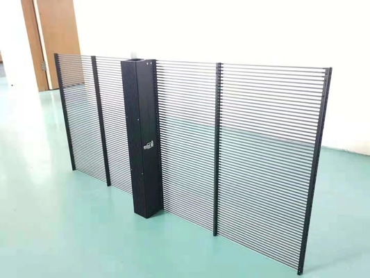 شاشة LED داخلية / خارجية عالية الشفافية زاوية مشاهدة واسعة