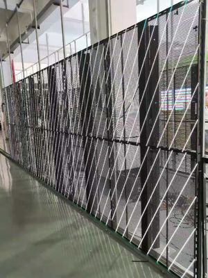 شاشة عرض LED عالية التحديث للنافذة Antiwear 3.9 مم شاشة LED 60 هرتز 16 مسح ضوئي