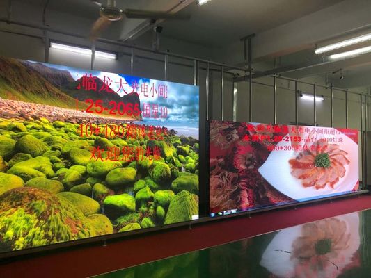 1.25mm ضوء عالي شاشة LED صغيرة بيكسل ماكس 800W / م2 للعرض الداخلي