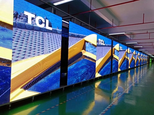 6500K عرض LED داخلي ملون بالكامل مع معدل تحديث 1920 هرتز - 3840 هرتز