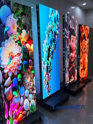 HD Full Color Indoor LED Display Poster الإعلانات مشغل الفيديو P1.25 P1.538 P1.86 P2 P2.5 P3