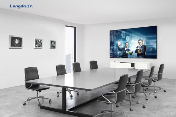 شاشة LED الكل في واحد بدقة 4K، آلة مؤتمرات مثبتة على الحائط، 108 بوصة، 135 بوصة، 162 بوصة، 216 بوصة