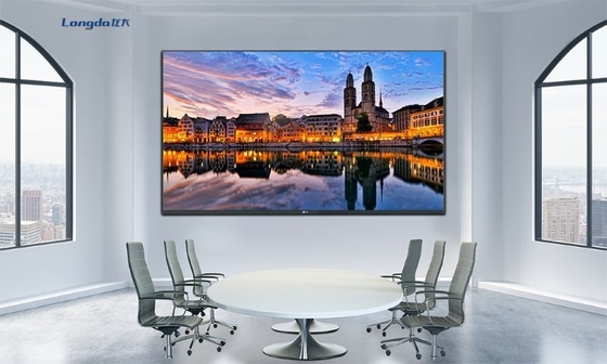 شاشة LED الكل في واحد بدقة 4K، آلة مؤتمرات مثبتة على الحائط، 108 بوصة، 135 بوصة، 162 بوصة، 216 بوصة