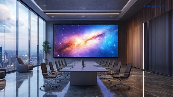 شاشة LED الكل في واحد بدقة 4K، آلة مؤتمرات مثبتة على الحائط، 108 بوصة، 135 بوصة، 162 بوصة، 216 بوصة