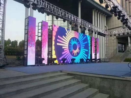 شاشة LED SMD للإيجار بالألوان الكاملة بحجم 500 × 500 مم