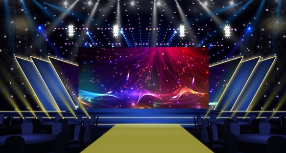 شاشة عرض LED خلفية للمسرح ، تأجير شاشة 50 × 50 سم ، P2.6mm IP40