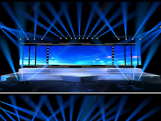 شاشة عرض LED خلفية للمسرح ، تأجير شاشة 50 × 50 سم ، P2.6mm IP40