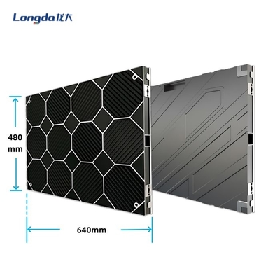 شاشة LED صغيرة بكسل للرسوم المتحركة 32 * 16 سم ODM خزانة 640 * 480 مم