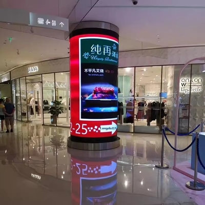 خزانة شاشة LED ناعمة P1.86 بتردد 2800 ~ 3840 هرتز، وحدة مرنة