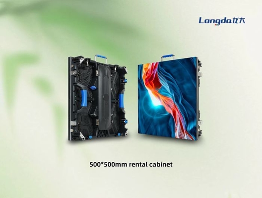 شاشة LED للإيجار لشاشة الحفل التجارية SMD 2020 500x1000mm IP65