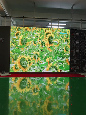 شاشة LED صغيرة بكسل للرسوم المتحركة 32 * 16 سم ODM خزانة 640 * 480 مم