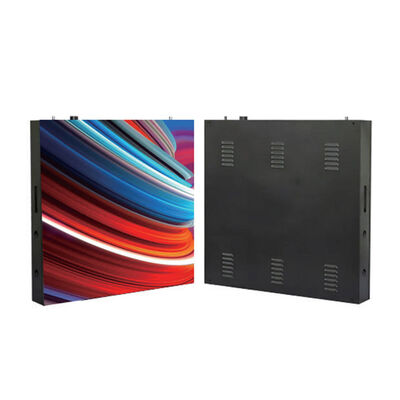 خارجية عالية السطوع P10 لوحة رقمية 960 * 960mm خزانة حديدية للعرض التجاري