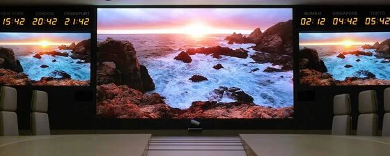 رقيقة جداً 22.5 ملم سمك LED خفيفة الوزن مجلس الوزراء عالية الدقة لغرفة الاجتماعات