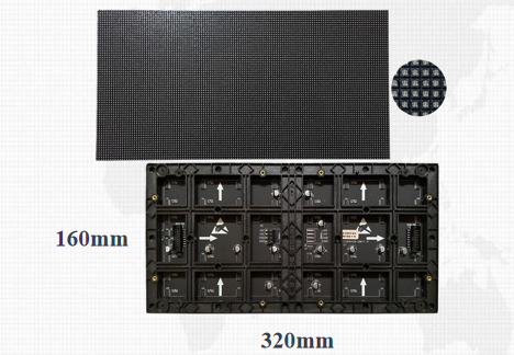 شاشة عرض LED ملونة داخلية P2.5 HD320 * 160mm 1R1G1B معدل تحديث عالي
