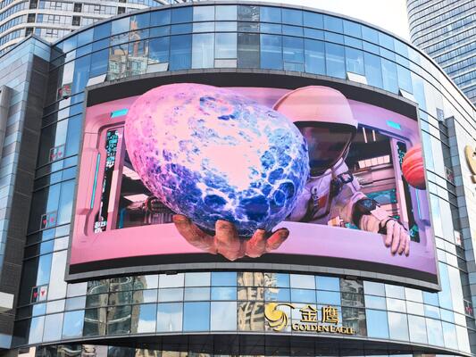 لوحات إعلانية في الهواء الطلق P4 عرض محفوف LED RGB متين وفعال في استخدام الطاقة