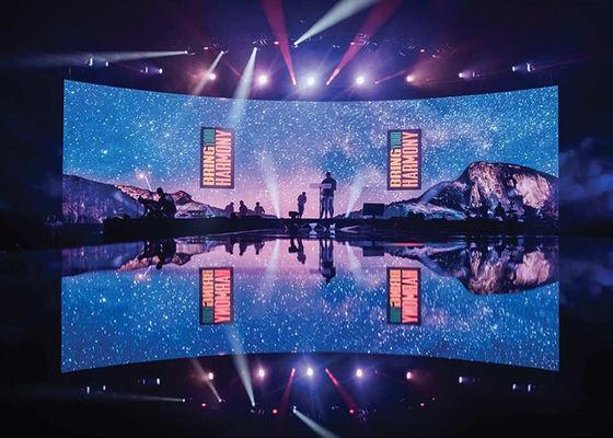 تأجير شاشة LED خلفية للمسرح من لونغدا بخزانة من الألومنيوم المصبوب