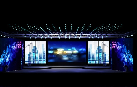 P3.91mm ليد عرض خزانة مرحلة ليد لوحة عرض وحدة 1920hz 900cd