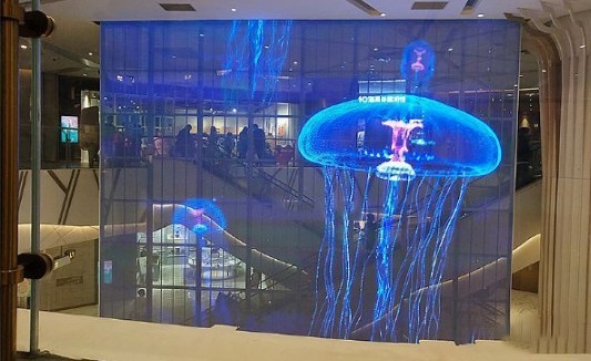 شاشة عرض نافذة زجاجية LED P5.6mm SMD1921