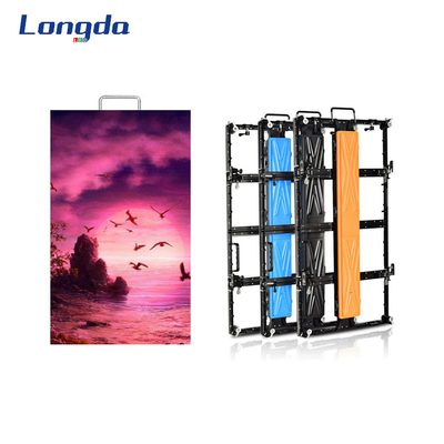 شاشة LED للإيجار لشاشة الحفل التجارية SMD 2020 500x1000mm IP65