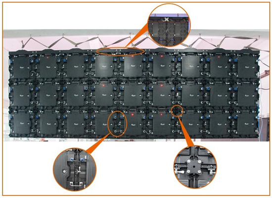 شاشة عرض LED محمولة للإيجار 4500cd / M2 بنفايات CCC IP43