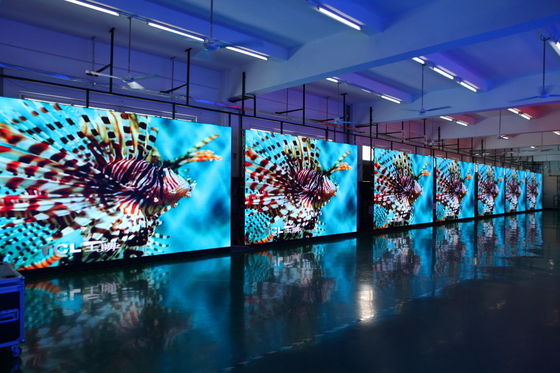 شاشة عرض LED خلفية للمسرح ، تأجير شاشة 50 × 50 سم ، P2.6mm IP40