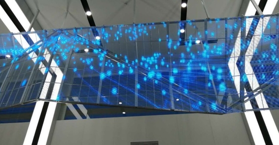 SMD2020 شاشة LED زجاجية شفافة 1 / 16scan