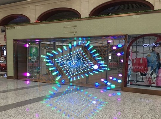 9245 بكسل شاشة عرض ليد احترافية شفافة 5000cd 10.4 ملم