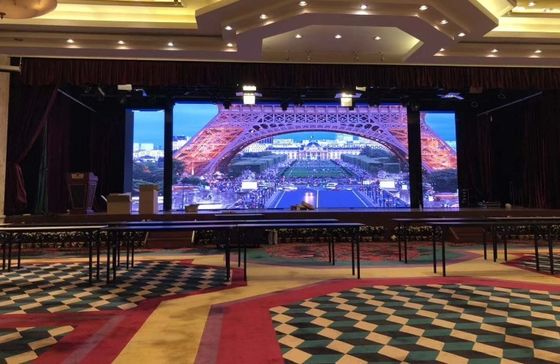 7680 هرتز وحدات شاشة LED داخلية عالية الوضوح P2.976 RGB 3IN1