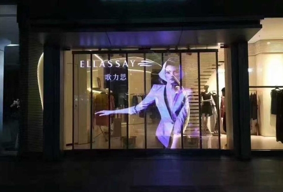 Longda Building Led Window Display Screen 32873 Dots / M2 3840Hz