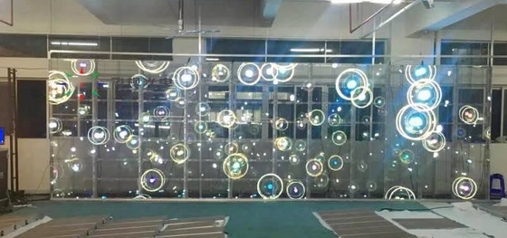 Longda Building Led Window Display Screen 32873 Dots / M2 3840Hz