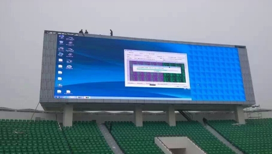 وحدة شاشة LED AC220V P8 6500cd / M2 للإعلان عن المباني الخارجية