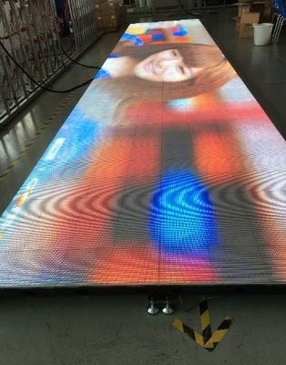 أرضية رقص LED متعددة الألوان عالية الدقة 3840 هرتز 196 فولت للحفلات الموسيقية