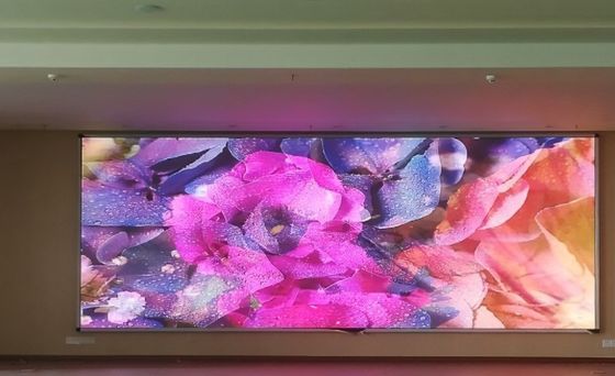 شاشة LED صغيرة بكسل لمول التسوق مثبتة على الحائط 300W / M2 32 X 16 ROHS CCC