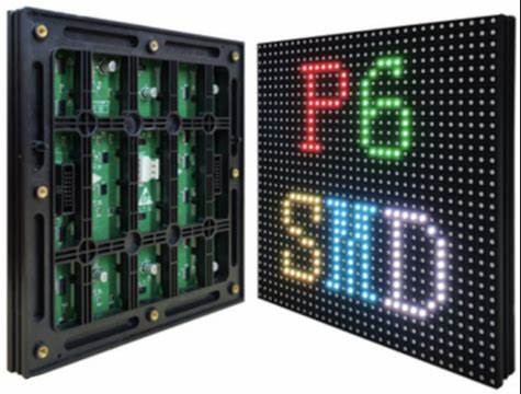 شاشة عرض LED خارجية مقاومة للماء بألوان كاملة 32 × 32 نقطة P6 IP65 FCC