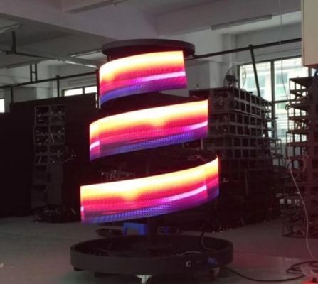 IP43 شاشة LED خلفية المسرح مرنة P2.5 شاشة LED داخلية AC90V
