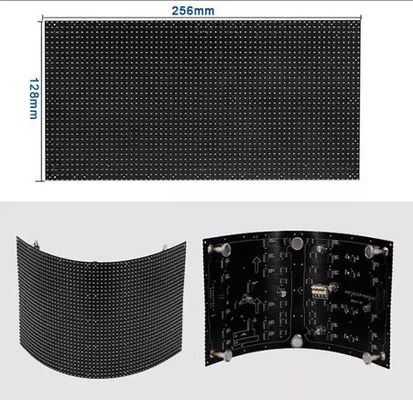 شاشة عرض LED مرنة لونغدا P4 شاشة LED مرنة لوحة إعلانات شاشة فيديو LED