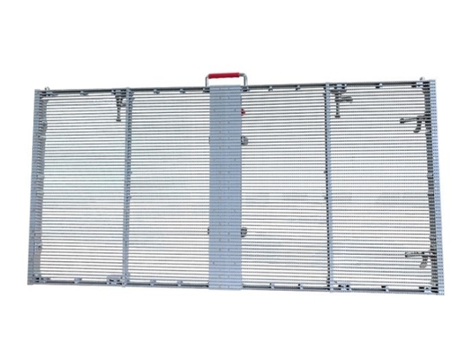 220W / M2 شاشة LED شفافة للشاشة الخارجية للنافذة الزجاجية 5000nits 7.8mm