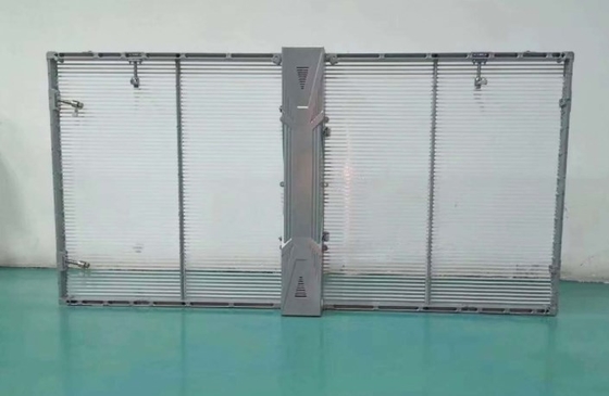 P3.91mm 1R1G1B زجاج شفاف شاشة ليد شاشة عالية الدقة ليد شبكة فيديو جدار ISO9001