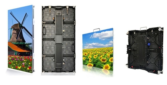 شاشة عرض LED للإيجار P3.91 500x1000mm بالألوان الكاملة ، جدار فيديو LED داخلي خارجي