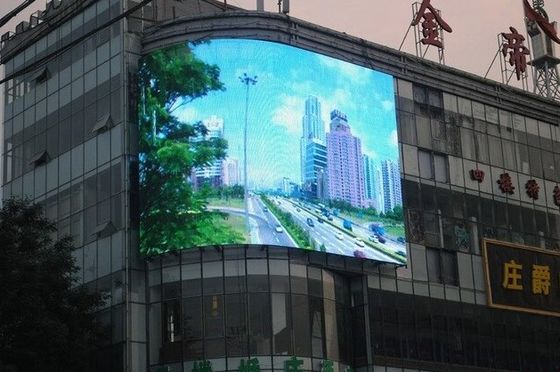 جدران الفيديو LED الخارجية 1R1G1B 3 في 1 P4mm شاشة LED مخصصة