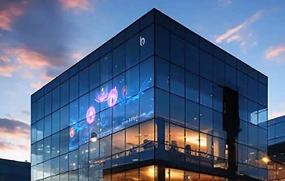 الشركة المصنعة الصينية لشاشات LED الشفافة، تنضح بإحساس قوي بالتكنولوجيا.